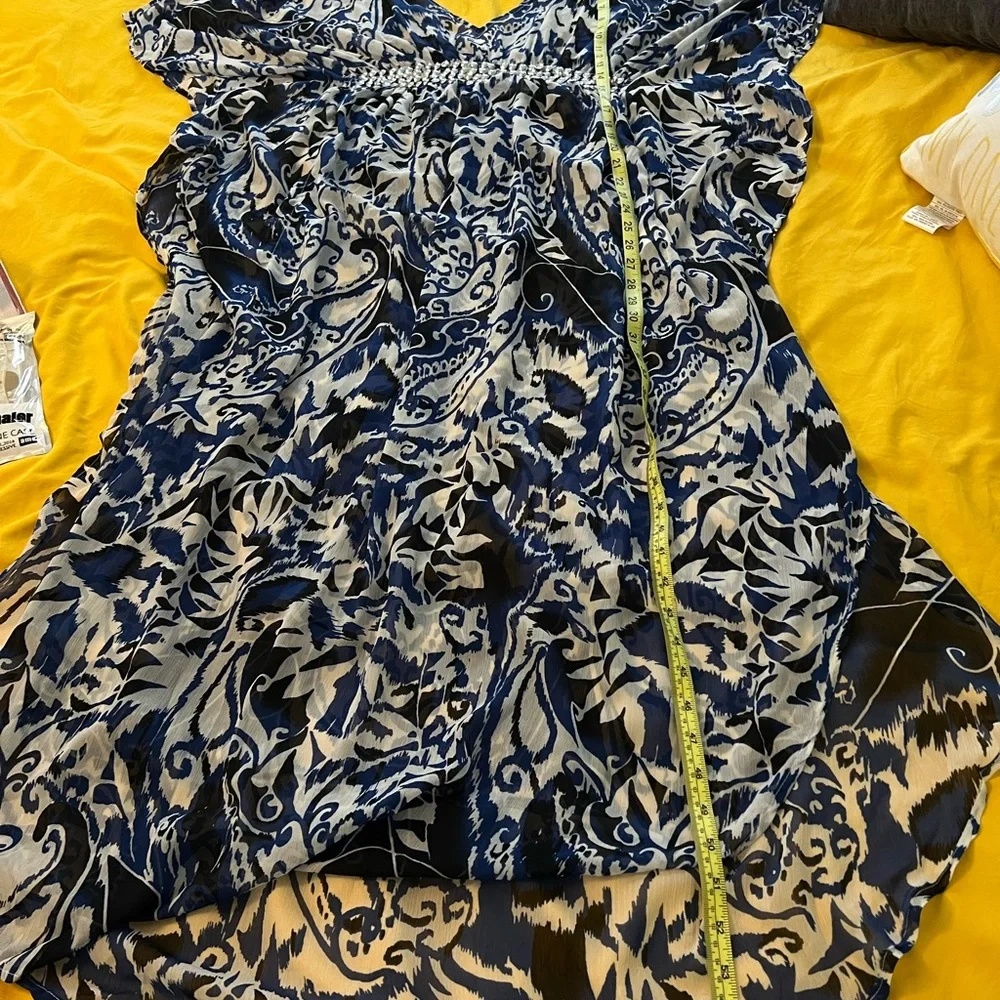 💙BEAUTIFUL BLUE N WHITE KAFTAN💙 - Picture 6 of 8